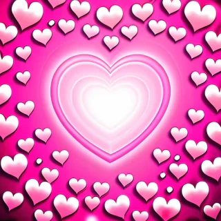 pink hearts background