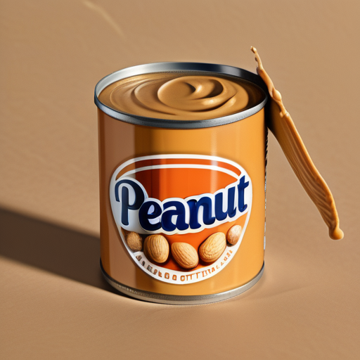 peanut butter in a can