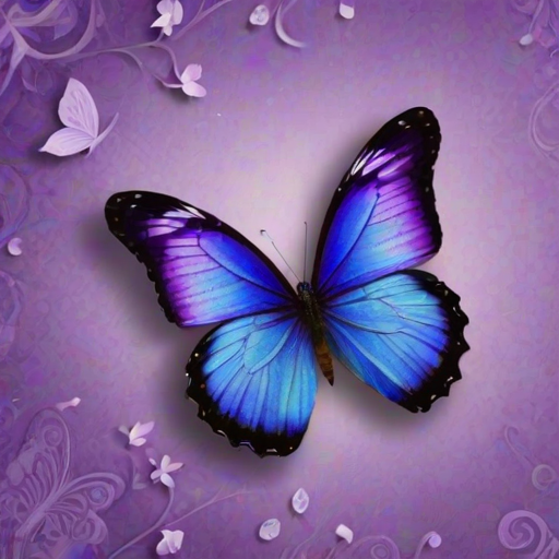wallpaper purple butterfly