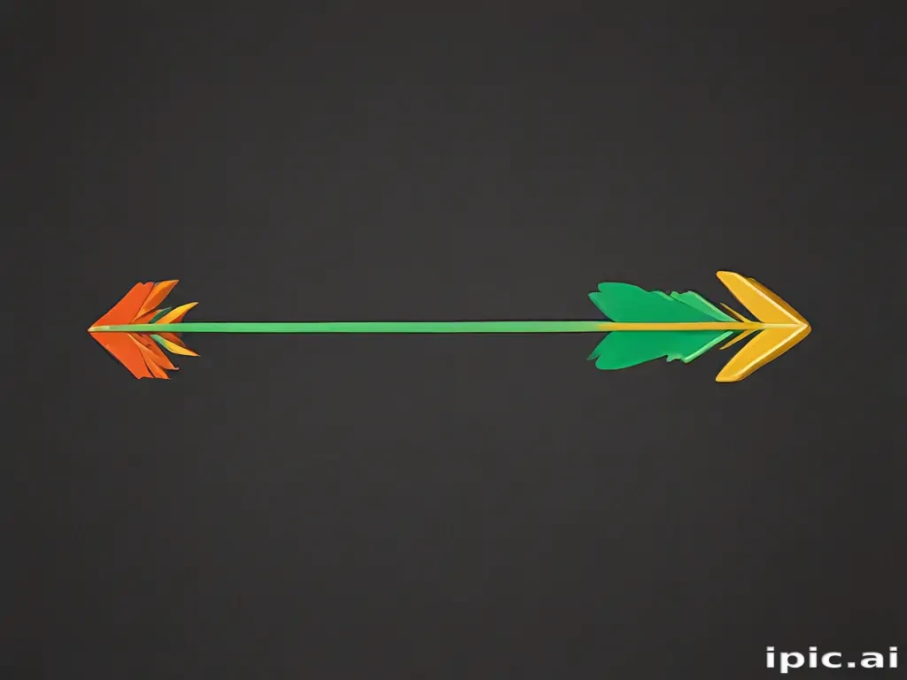 arrow with transparent background