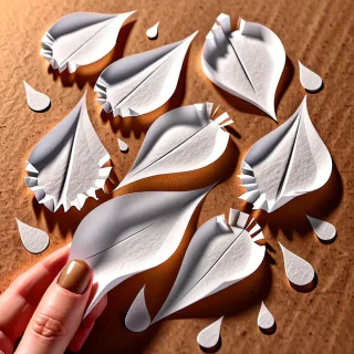 paper tears png