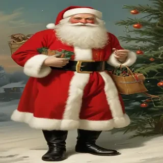 vintage santa images