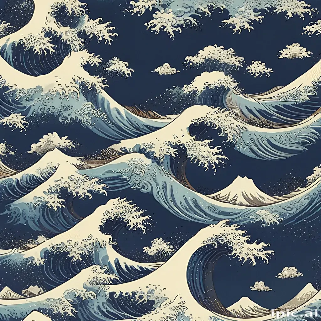 the great wave wallpaper