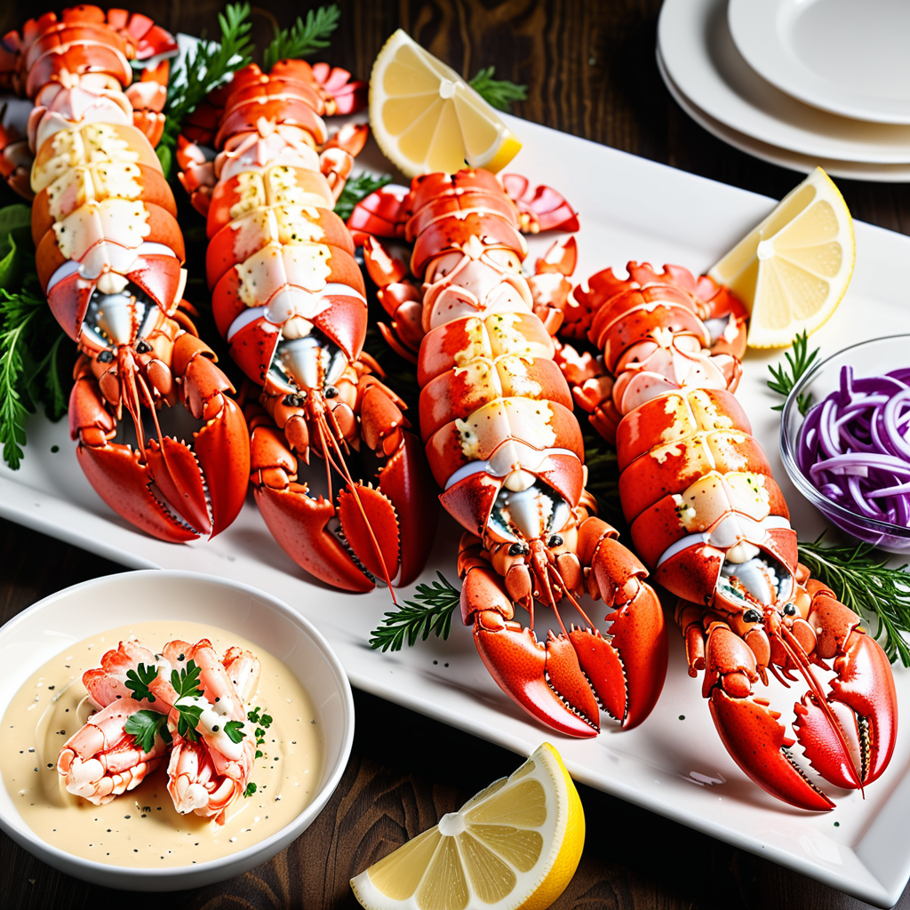 what to eat with lobster tails