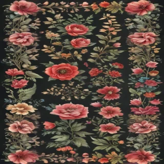 floral borders clipart