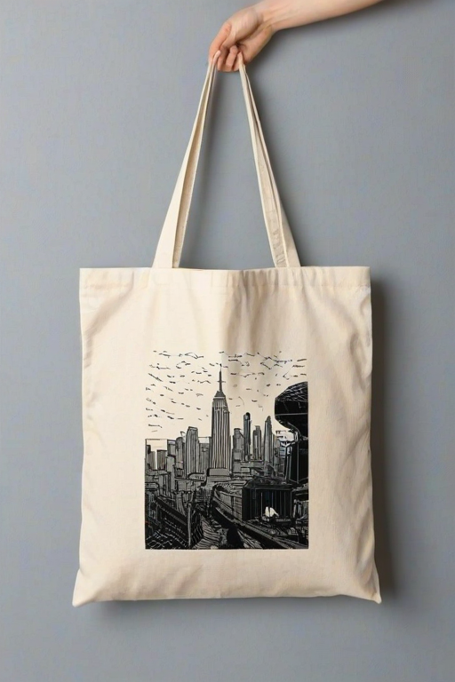 mock up tote bag