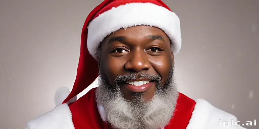 black santa png