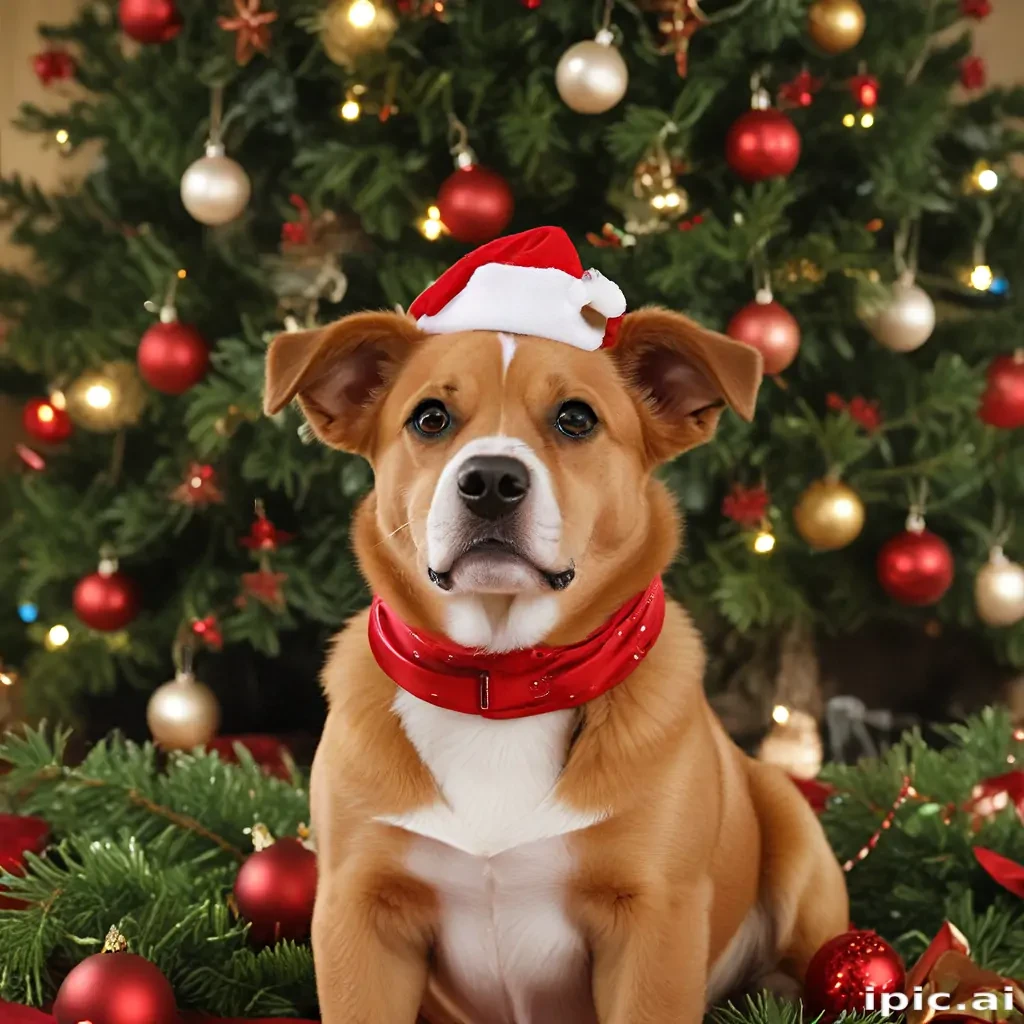 christmas dog backgrounds