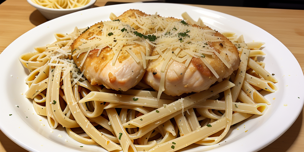 bww parmesan garlic chicken pasta