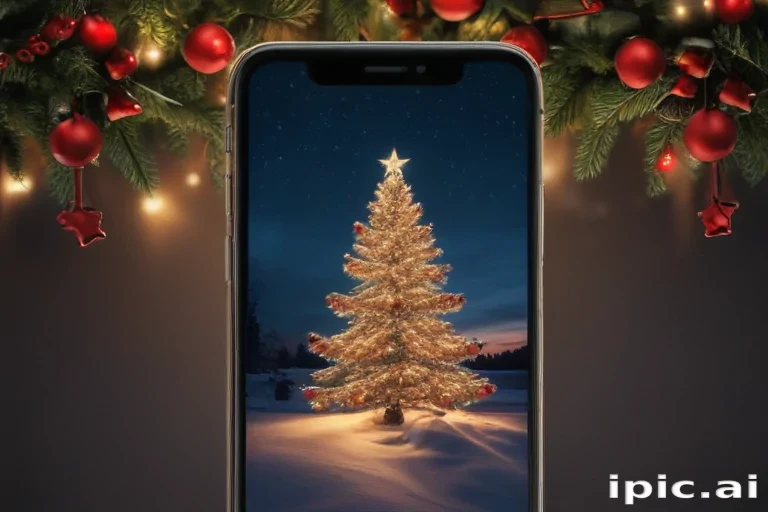 iphone christmas wallpaper aesthetic