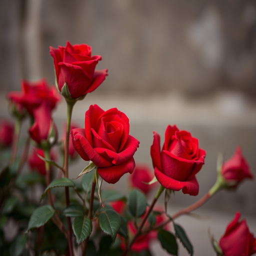 red roses aesthetic