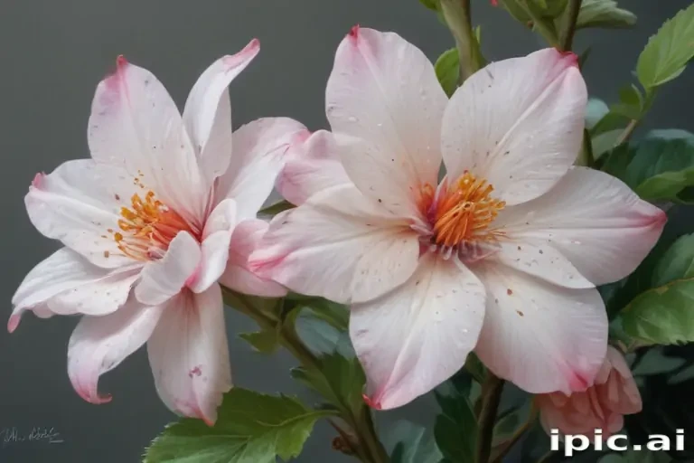 pencil drawn flowers