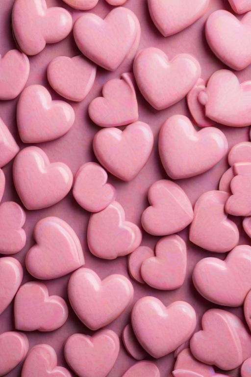 pink hearts background