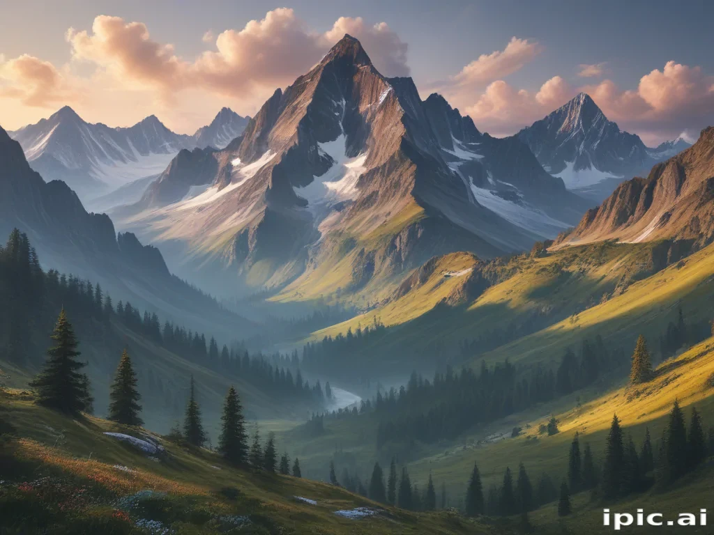 aesthetic mountain wallpaper