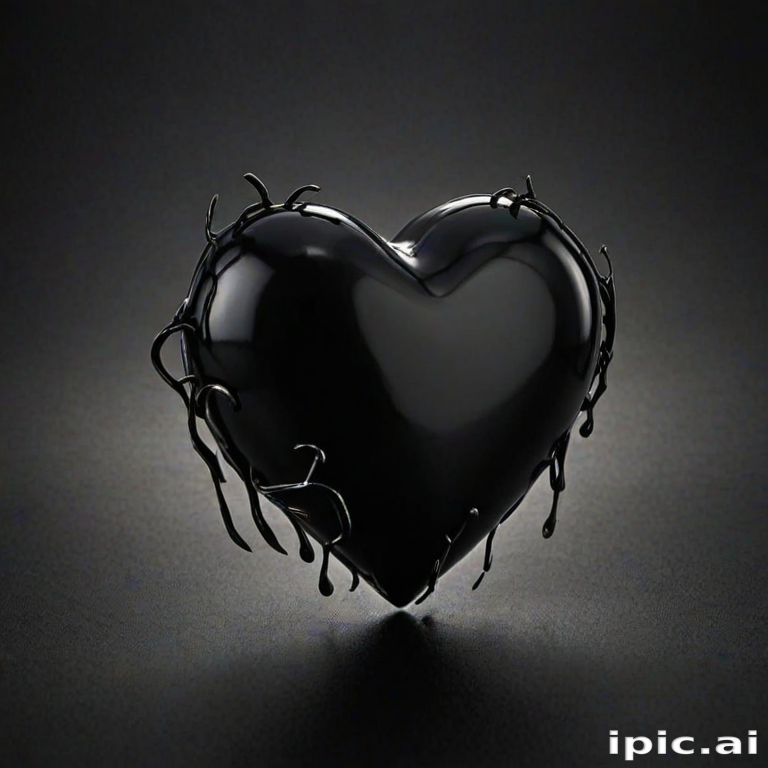 black heart pic