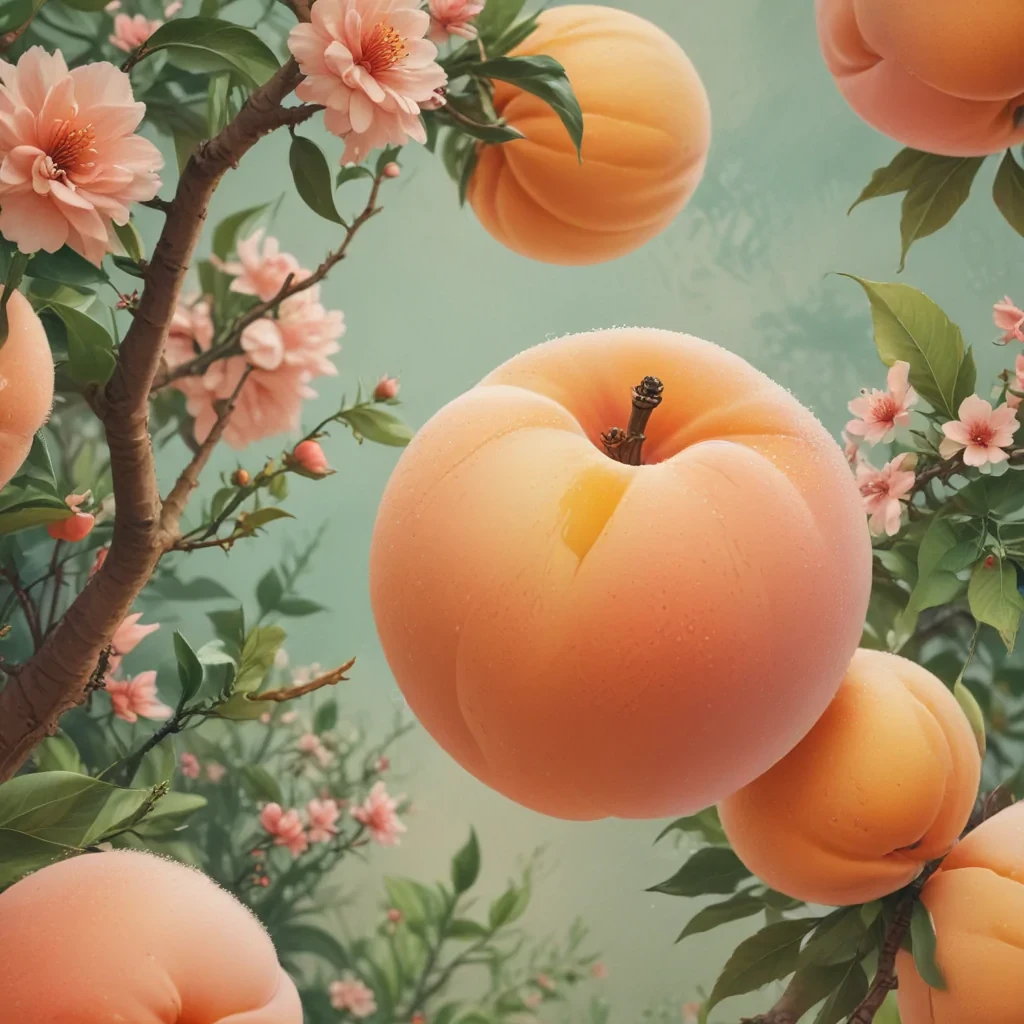 peach wallpaper aesthetic