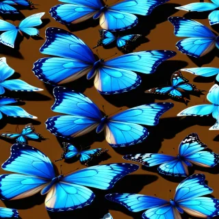 blue butterflies png