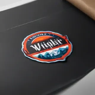sticker mockup
