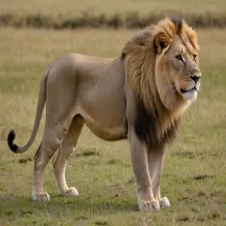 transparent lion