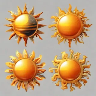 sun clip art transparent background