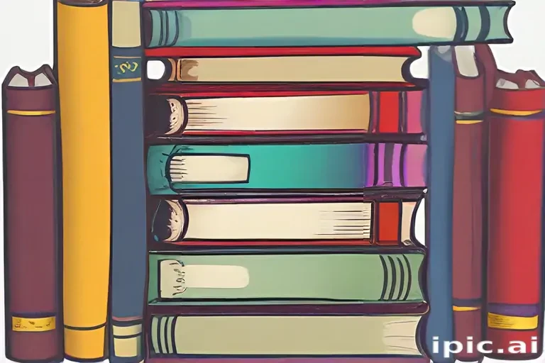 stack of books clipart