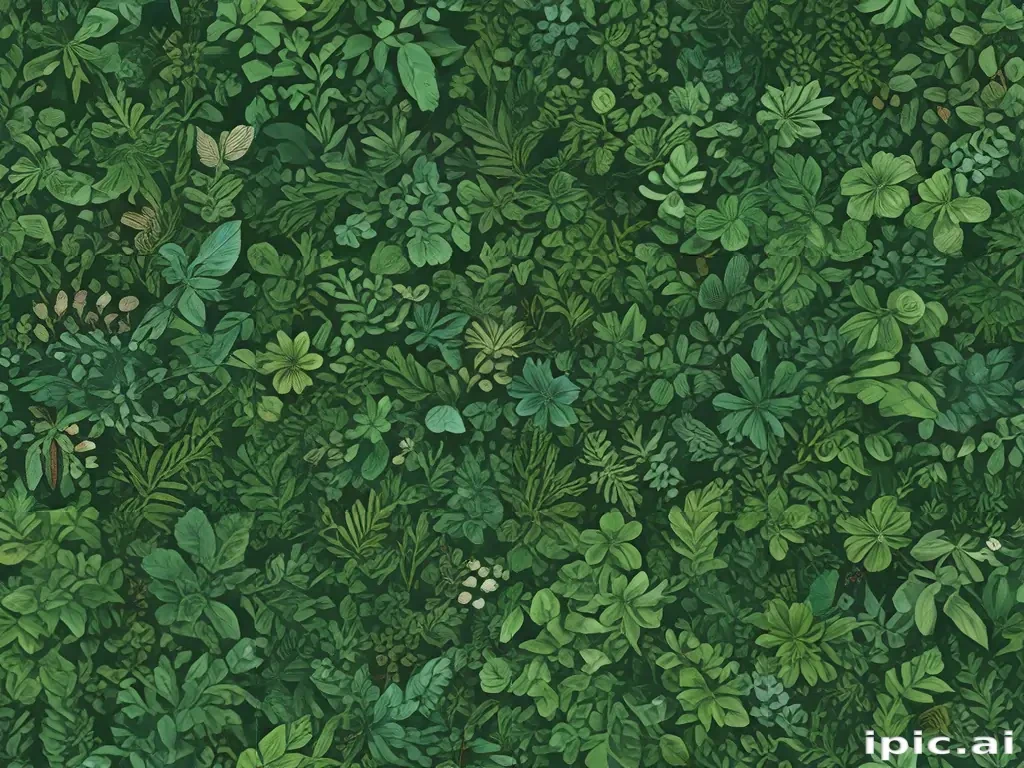 greenery background aesthetic