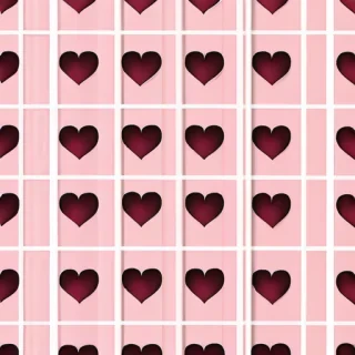 aesthetic hearts wallpaper