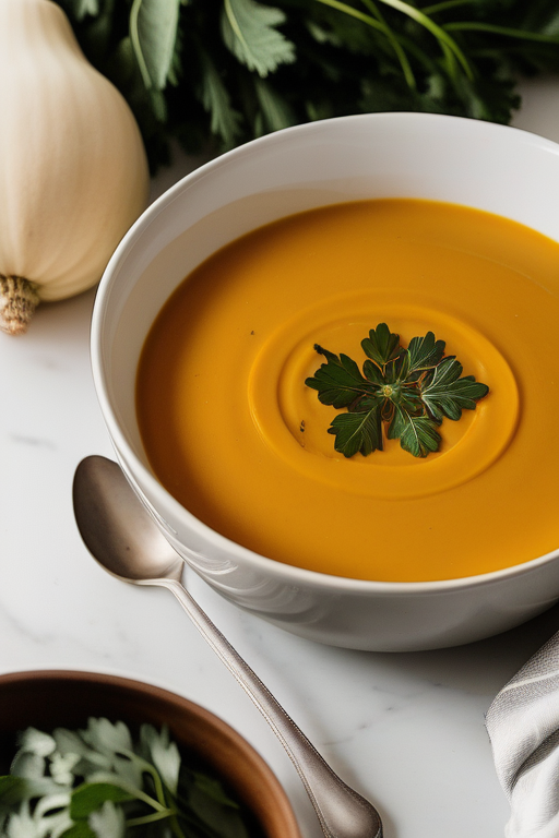 garnish for butternut squash soup