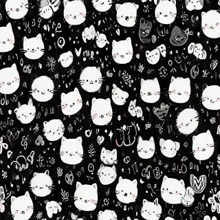 cute backgrounds black