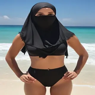 niqab bikini