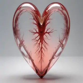 aesthetic transparent heart