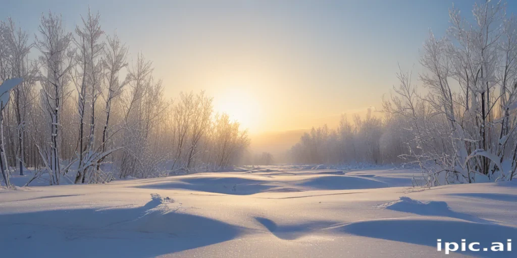 transparent snow