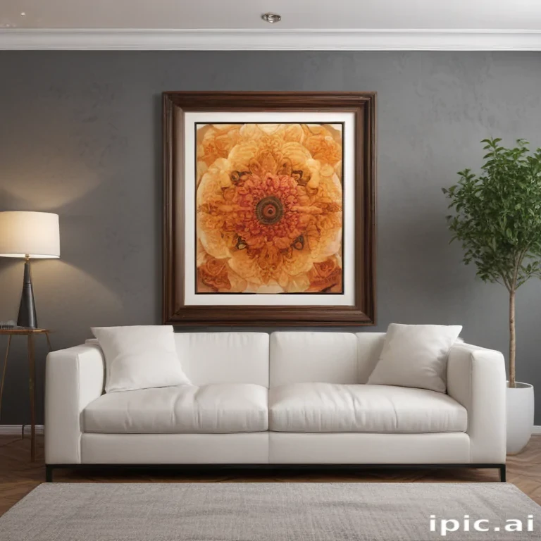 framed art mockup