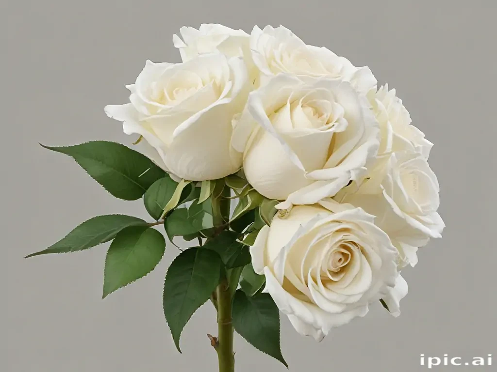 white roses png