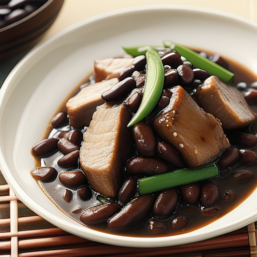pork with black bean sauce