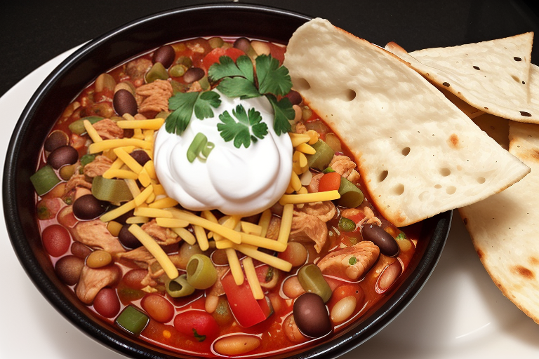 what to eat with chicken chili