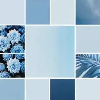 blue aesthetic photos