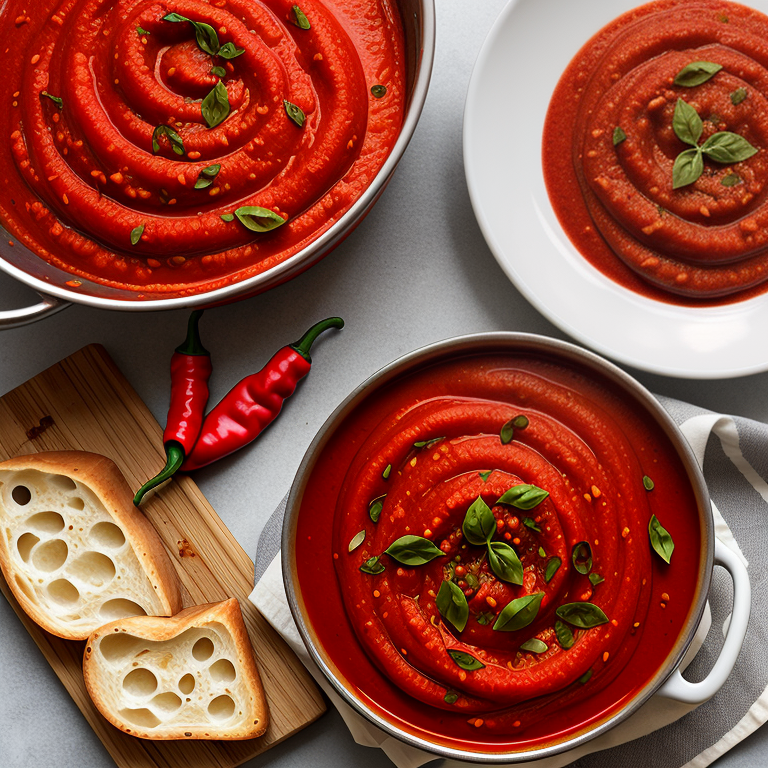 spicy calabrian chili red sauce