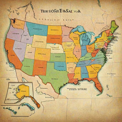 map of the usa states