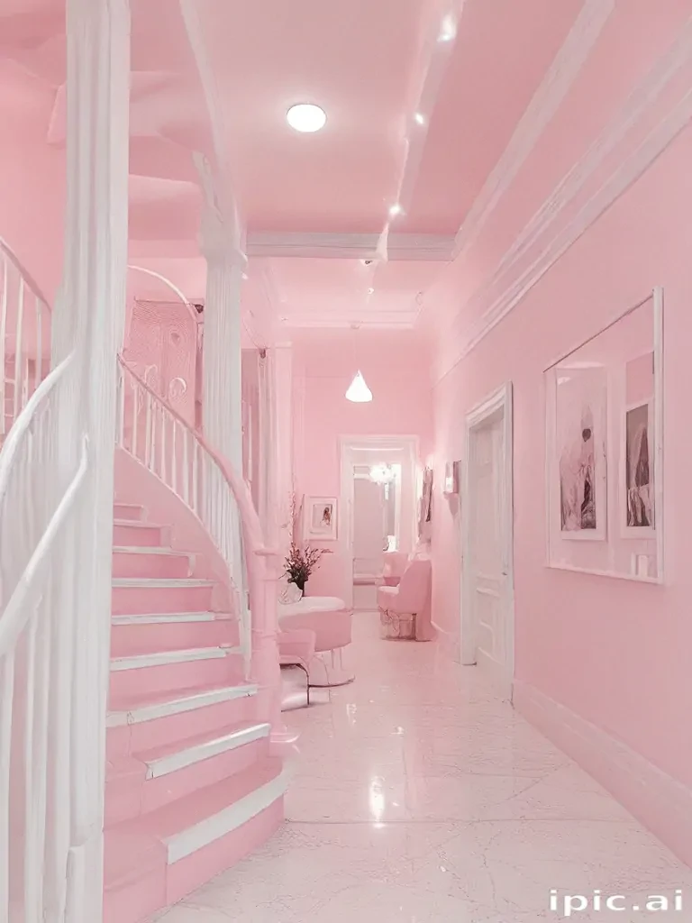 pink and white aesthetic