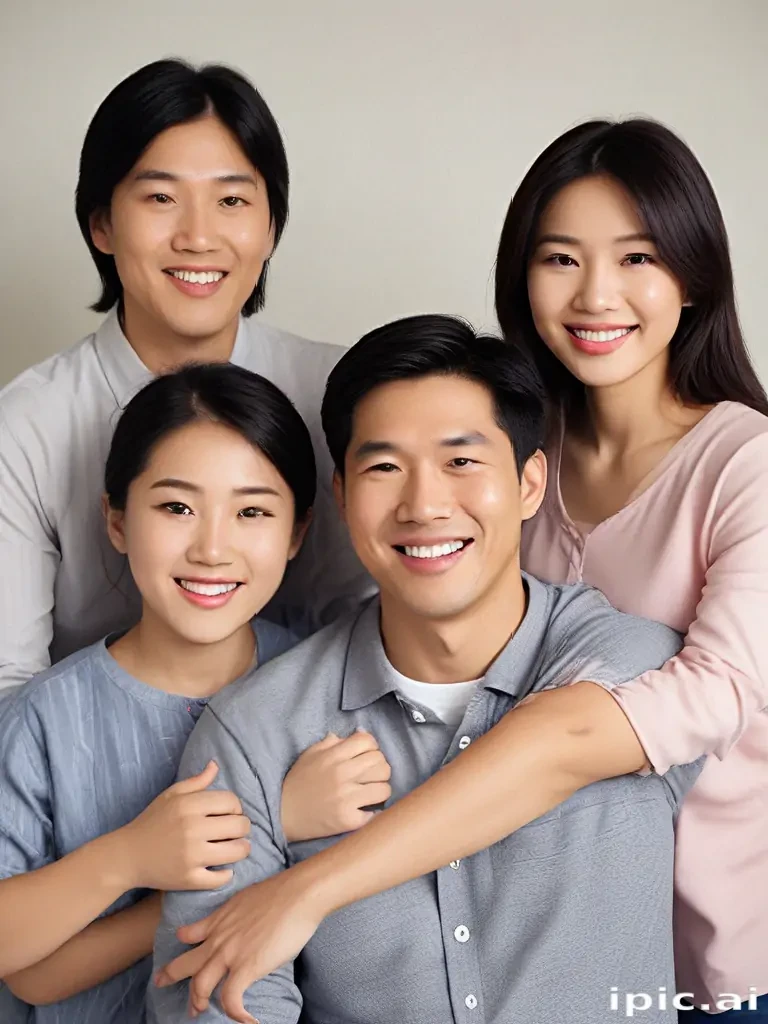free use asian family