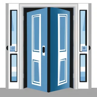 open door clip art