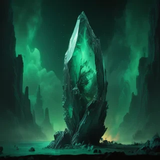 emerald green background