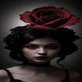 dark rose aesthetic