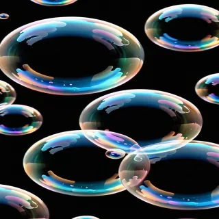transparent bubbles
