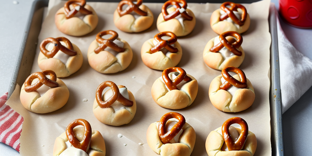 pretzel bites with pizza dough