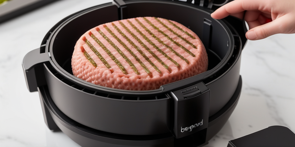 frozen beyond burger air fryer
