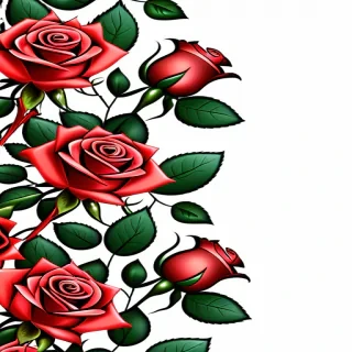 roses border png