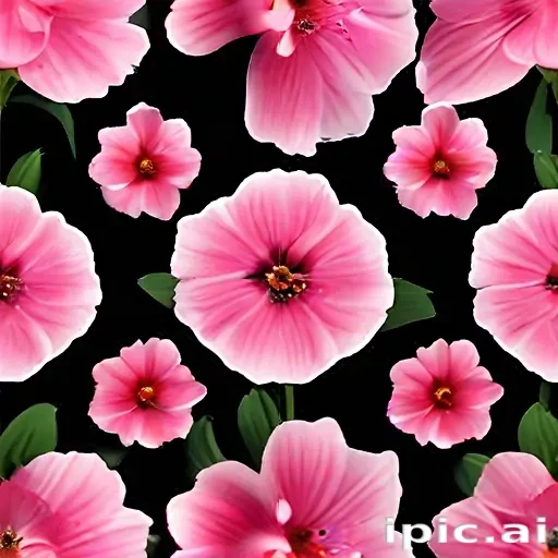 pink flower transparent background