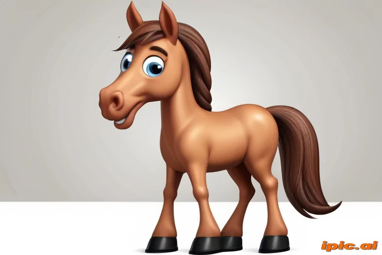 image of a cartoon horse